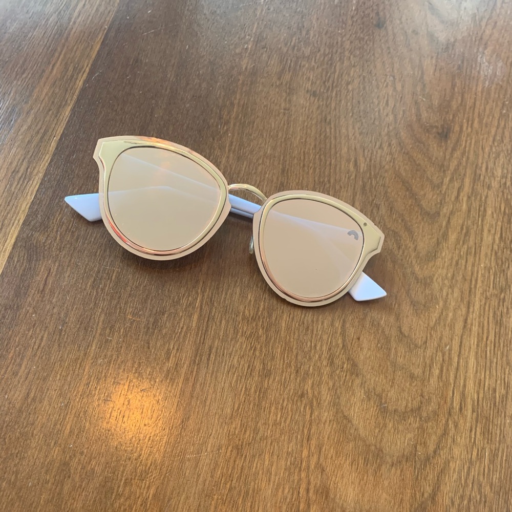 Light Pink Mirrored Vintage Sunglasses